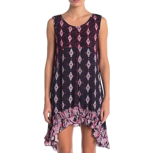 Raga Alice Sharkbite Hem Sleeveless Dress for Women in Blue, Size S New w/ Tag - Picture 2 of 11